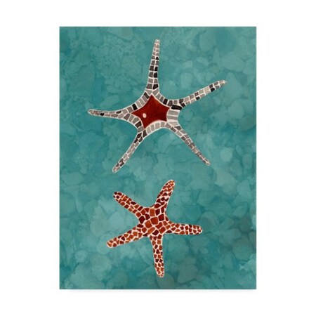 Trademark Fine Art Alicia Ludwig 'Twin Starfish I' Canvas Art, 35x47 WAG09333-C3547GG